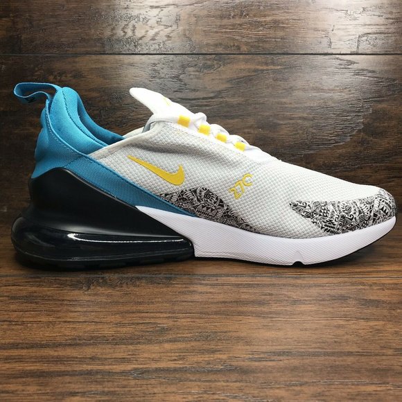 Nike Air Max 270 N7 White Yellow Black Anthracite - Picture 5 of 5